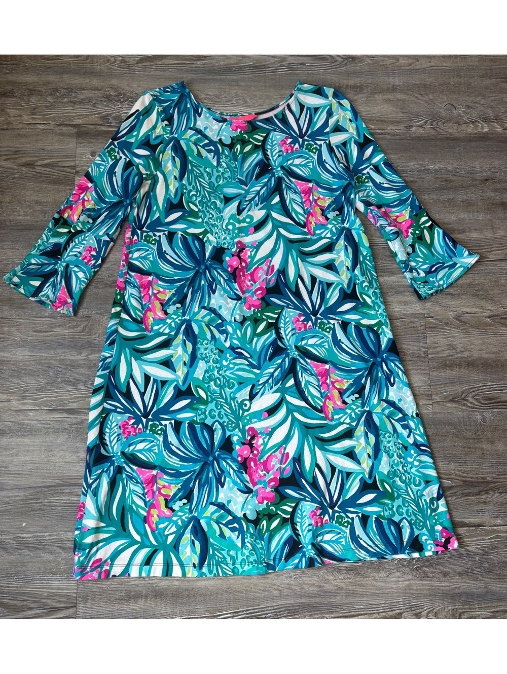 Lilly Pulitzer Tropical Floral Swing Dress – Size Small